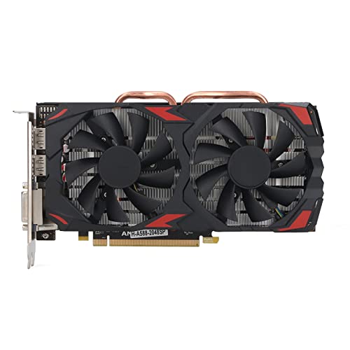 Sorandy RX580-Grafikkarten, Gaming 8 GB DDR5, 256 Bit, Computer-PC-Video-Grafikkarte, PCI Express 3.0 mit Zwei Lüftern, HD-Multimedia-Schnittstelle, DVI-Anschlüsse, von Sorandy