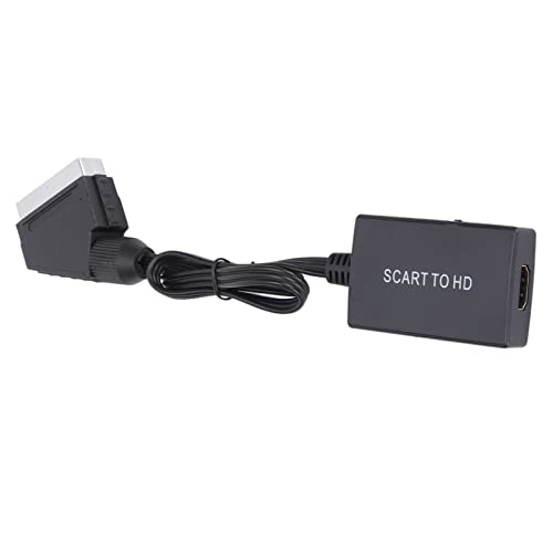 Sorandy Scart zu HDMI Konverter, Scart Konverter Video Audio Box mit Kabeln, HD Video Konverter Scart zu HDMI Adapter für DVD Set Top Box von Sorandy