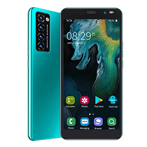 Sorandy Smartphone Ohne Vertrag, Rino4 Pro Outdoor Handy Entsperrt Android 6.0, 5.45 Zoll Full HD-Bildschirm, 1GB + 8GB, Dreifachkamera, Gesichts/Fingerabdruck Entsperren, Dual SIM, GPS, WiFi(Grün) von Sorandy