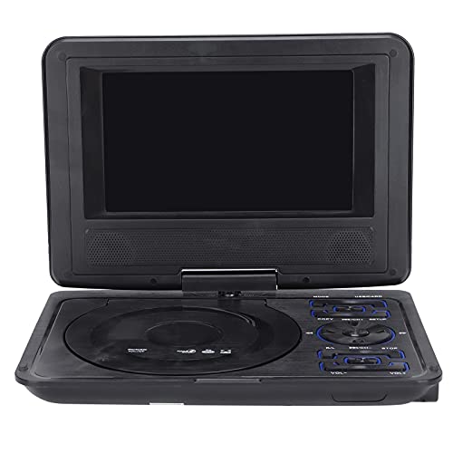 Sorandy Tragbarer 6,8 Zoll DVD Player mit 270° Schwenkbarem HD LCD Breitbild Bildschirm, Unterstützt USB/SD Karte/Sync TV und Mehrere Disc, für Kinder/Eltern zu von Sorandy