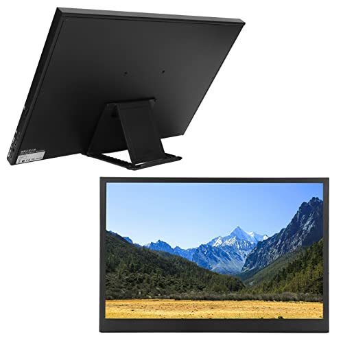 Tragbarer, 15 Zoll Zweites Duales Computer Display mit Lautsprecher und Standfuß, IPS Fhd Reise Bildschirm Zweiter Extender Mobil Doppelte Monitore für Laptop Pc Telefone Tablet von Sorandy