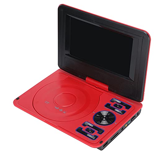 Tragbarer 6,8 Zoll DVD Player mit 270° Schwenkbarem HD LCD Breitbild Bildschirm, Unterstützt USB/SD Karte/Sync TV und Mehrere Disc Formate, für Kinder/Eltern zu von Sorandy