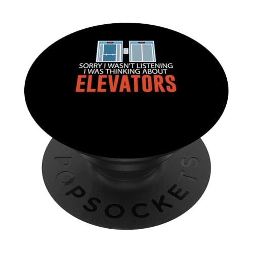 Tut mir leid, dass ich nicht zugehört habe. Ich habe an Aufzüge gedacht. Süß PopSockets Klebender PopGrip Tut mir leid, dass ich nicht zugehört habe. Ich habe an Aufzüge gedacht. Süß PopSockets Klebender PopGrip von Sorry I Wasn't Listening Funny Quotes Elevator