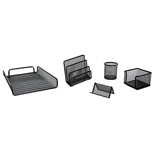 5-teiliges Schreibtisch-Zubehör-Set – 2 Farben von Sort Import