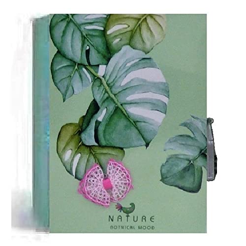Sort Import Nature Tagebuch mit Vorhängeschloss, 20 x 14 cm, 4 Modelle von Sort Import