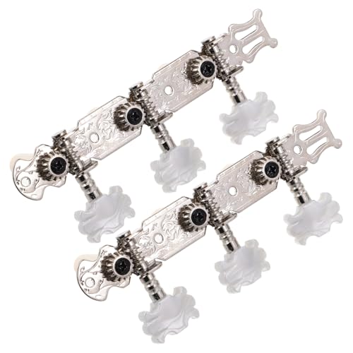 Sosoport 1 Satz Gitarrentuner Stimmgeräte Für Akustikgitarren Gitarrenverriegelungstuner E-gitarren-teile Klassischer Gitarrenkopf E -gitarren -tuningschlüssel Metall Silver Sosoport 1 Satz Gitarrentuner Stimmgeräte Für Akustikgitarren Gitarrenverriegelungstuner E-gitarren-teile Klassischer Gitarrenkopf E -gitarren -tuningschlüssel Metall Silver von Sosoport