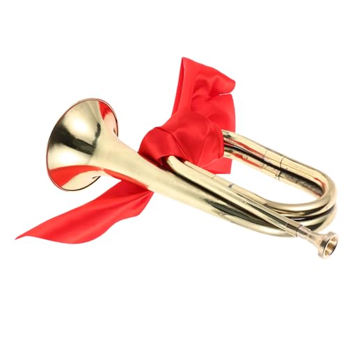 Sosoport 1 Satz Lade Trompete auf Musical Blechbläsertrompete für Blasorchester Teil Blasblasinstrument Band Signalhorn für Blaskapelle Mundstück Anfänger Messing Golden Sosoport 1 Satz Lade Trompete auf Musical Blechbläsertrompete für Blasorchester Teil Blasblasinstrument Band Signalhorn für Blaskapelle Mundstück Anfänger Messing Golden von Sosoport