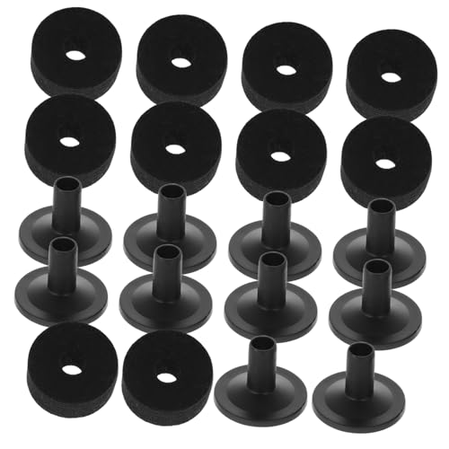 Sosoport 1 Satz Schlagzeug Zymbal -Standzubehör Trommelzymbal Filz Beckenständerhülse Trommelfilzpads Cymbal Kit Filze für Trommelbecken Trommelzymbumärmel Kunststoff Black Sosoport 1 Satz Schlagzeug Zymbal -Standzubehör Trommelzymbal Filz Beckenständerhülse Trommelfilzpads Cymbal Kit Filze für Trommelbecken Trommelzymbumärmel Kunststoff Black von Sosoport