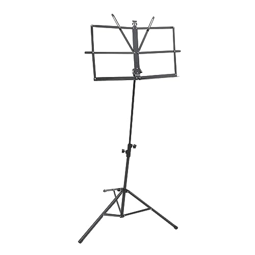 Sosoport 1Satz Faltbarer Notenständer aus Höhenverstellbar Tragbar und Kompakt für Komfortables Musizieren für Musikstile Schwarz mit Praktischem Transportdesign Sosoport 1Satz Faltbarer Notenständer aus Höhenverstellbar Tragbar und Kompakt für Komfortables Musizieren für Musikstile Schwarz mit Praktischem Transportdesign von Sosoport