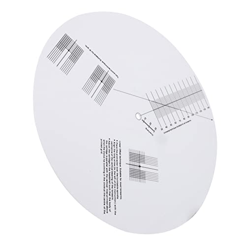 Sosoport 1Stück Pickup Kalibrierungsplatte für Schallplatten Design Genauen Nadelkalibrierung Doppelseitige Anwendung Langlebig und Präzise für Vinyl Sosoport 1Stück Pickup Kalibrierungsplatte für Schallplatten Design Genauen Nadelkalibrierung Doppelseitige Anwendung Langlebig und Präzise für Vinyl von Sosoport