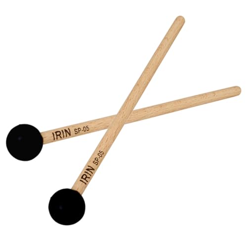Sosoport 2Stücke Schlägel für Schlagzeuger Hochwertige mit Buchenholzgriff für Percussion Instrumente für Bühne und Klänge und Einfache Handhabung Sosoport 2Stücke Schlägel für Schlagzeuger Hochwertige mit Buchenholzgriff für Percussion Instrumente für Bühne und Klänge und Einfache Handhabung von Sosoport