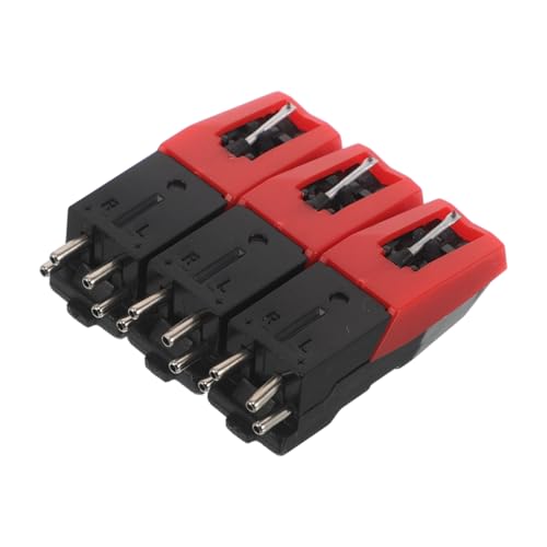 Sosoport 3 Stück Grammophonpatrone Plattenspieler-Nadelpatrone Player -Player -Nadelnstilus Nadelnadel für Plattenspieler Nadeln für Plattenspieler Stift Metall rot Sosoport 3 Stück Grammophonpatrone Plattenspieler-Nadelpatrone Player -Player -Nadelnstilus Nadelnadel für Plattenspieler Nadeln für Plattenspieler Stift Metall rot von Sosoport