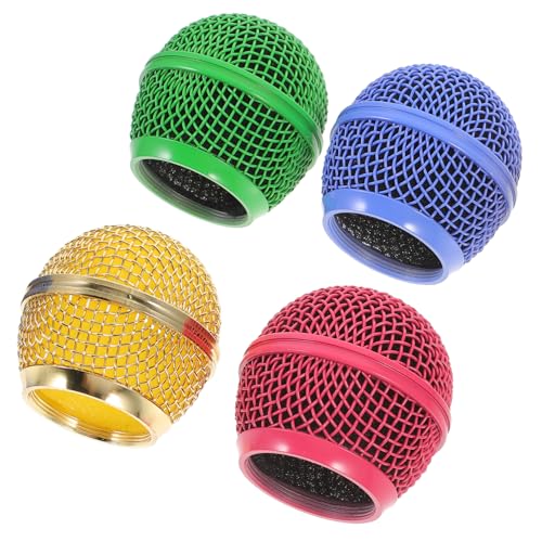 Sosoport 4 Stück Mikrofon-Mesh-Kopf grill ersatz Mikrofonkopfnetz Aufnahme Kühlergrill austauschen Vokal Windschutz für Mikrofon Windschutzscheibenabdeckung, Mikrofon Mikrofonschutz Metall Sosoport 4 Stück Mikrofon-Mesh-Kopf grill ersatz Mikrofonkopfnetz Aufnahme Kühlergrill austauschen Vokal Windschutz für Mikrofon Windschutzscheibenabdeckung, Mikrofon Mikrofonschutz Metall von Sosoport