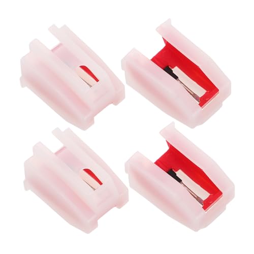 Sosoport 4 Stück Plattenspielernadel Austausch der Aufnahmenadel Nadel für Plattenspieler Phonographennadel Plattenspieler-Nadeln plattenspieler nadeln tauschen Metall Sosoport 4 Stück Plattenspielernadel Austausch der Aufnahmenadel Nadel für Plattenspieler Phonographennadel Plattenspieler-Nadeln plattenspieler nadeln tauschen Metall von Sosoport