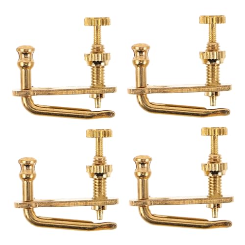 Sosoport 4 Stück Trimmer Für Violine Stabile Konstruktion Einfache Installation Zuverlässige Stimmkontrolle Geigenstimmer Stimmgerät-verstimmungsclip Geigenzubehör Geigenteile Metall Golden Sosoport 4 Stück Trimmer Für Violine Stabile Konstruktion Einfache Installation Zuverlässige Stimmkontrolle Geigenstimmer Stimmgerät-verstimmungsclip Geigenzubehör Geigenteile Metall Golden von Sosoport