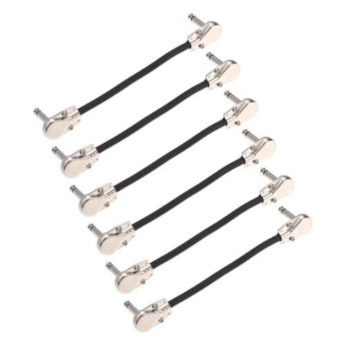 Sosoport 6Stücke Instrumentenkabel mit Flachem Kopf Hochwertige Verbindungskabel für Gitarre Bass und Effektpedale Geräuschunterdrückung für Musiker Sosoport 6Stücke Instrumentenkabel mit Flachem Kopf Hochwertige Verbindungskabel für Gitarre Bass und Effektpedale Geräuschunterdrückung für Musiker von Sosoport