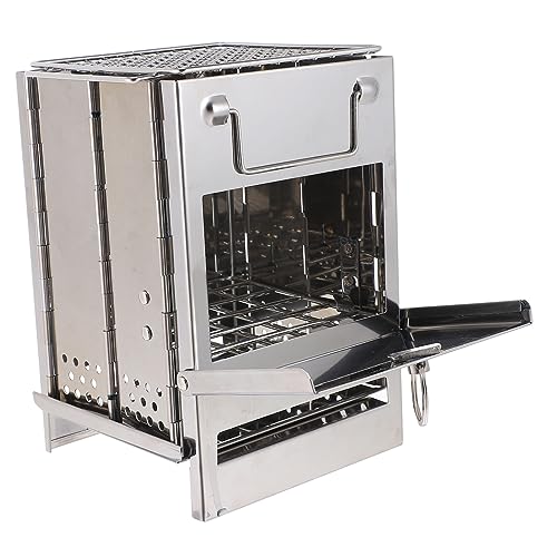 Sosoport Grill Mini Herd Ranzen Rücksack Outdoor-campingkocher Kaminofen Im Freien Kocher Für Camping Holzbefeuerter Campingkocher Klappbarer Campingkocher Rostfreier Stahl Holzofen Sosoport Grill Mini Herd Ranzen Rücksack Outdoor-campingkocher Kaminofen Im Freien Kocher Für Camping Holzbefeuerter Campingkocher Klappbarer Campingkocher Rostfreier Stahl Holzofen von Sosoport