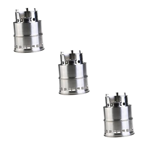 Sosoport Herd 3st Edelstahl Wanderzelt Wanderkocher Tragbarer kocher Brennender kocher Tragbares Kochfeld kocher Aus Holz Outdoor-zelt Rucksackkocher Reisen Grill Sosoport Herd 3st Edelstahl Wanderzelt Wanderkocher Tragbarer kocher Brennender kocher Tragbares Kochfeld kocher Aus Holz Outdoor-zelt Rucksackkocher Reisen Grill von Sosoport