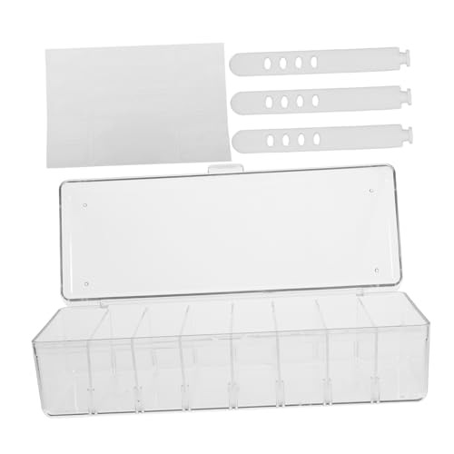 Sosoport Kabel Organizer Box mit Deckel und Abnehmbaren Trennwänden Praktische Kabelaufbewahrung für USB Kabel Ladegeräte und Kopfhörer Fächer für Schreibtisch Sosoport Kabel Organizer Box mit Deckel und Abnehmbaren Trennwänden Praktische Kabelaufbewahrung für USB Kabel Ladegeräte und Kopfhörer Fächer für Schreibtisch von Sosoport