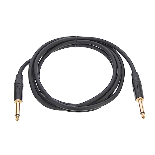 Sosoport Männliches Mikrofon Audiokabel für Gitarre Professionelles Instrumentenkabel Schwarz für Gitarrenverstärker und Lautsprecher Robust und Langlebig Einfach Sosoport Männliches Mikrofon Audiokabel für Gitarre Professionelles Instrumentenkabel Schwarz für Gitarrenverstärker und Lautsprecher Robust und Langlebig Einfach von Sosoport