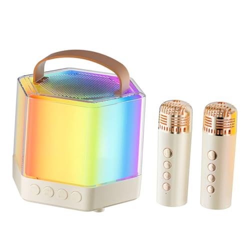 Sosoport Mikrofon-Set Mädchen-Karaoke-Maschine Tragbare Mini-Karaokemaschine Karaoke-Maschine für Erwachsene Karaoke-Lautsprecher Karaoke-Maschine für Abs Beige Sosoport Mikrofon-Set Mädchen-Karaoke-Maschine Tragbare Mini-Karaokemaschine Karaoke-Maschine für Erwachsene Karaoke-Lautsprecher Karaoke-Maschine für Abs Beige von Sosoport