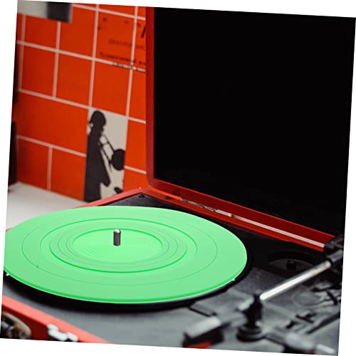 Sosoport Silikon Schallplattenauflage Antistatische Schutzhülle für Vinyl Player Hochwertiges Musikzubehör Passform für Schallplattenspieler von Sosoport