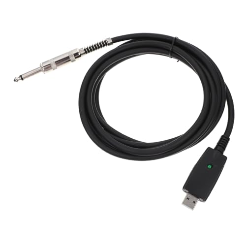 Sosoport USB Audiokabel für Gitarre Klinkenstecker Langlebiges Gitarrenkabel Verbindung von Gitarre mit Computer für Lautsprecher und Professionelle Audiogeräte Sosoport USB Audiokabel für Gitarre Klinkenstecker Langlebiges Gitarrenkabel Verbindung von Gitarre mit Computer für Lautsprecher und Professionelle Audiogeräte von Sosoport