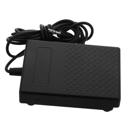 Sosoport elektronisches Keyboardpedal Fußpedal Haltepedal Zubehör für Klavier Sustain des Tastaturpedals Midi-Fußregler Sustain-Pedal für Keyboard Plastik Black von Sosoport