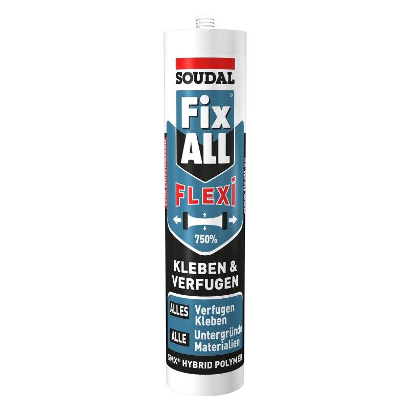 Fix ALL® FLEXI Kleb- und Dichtstoff auf SMX Hybrid Polymer Basis - 470g - grau von Soudal N.V.