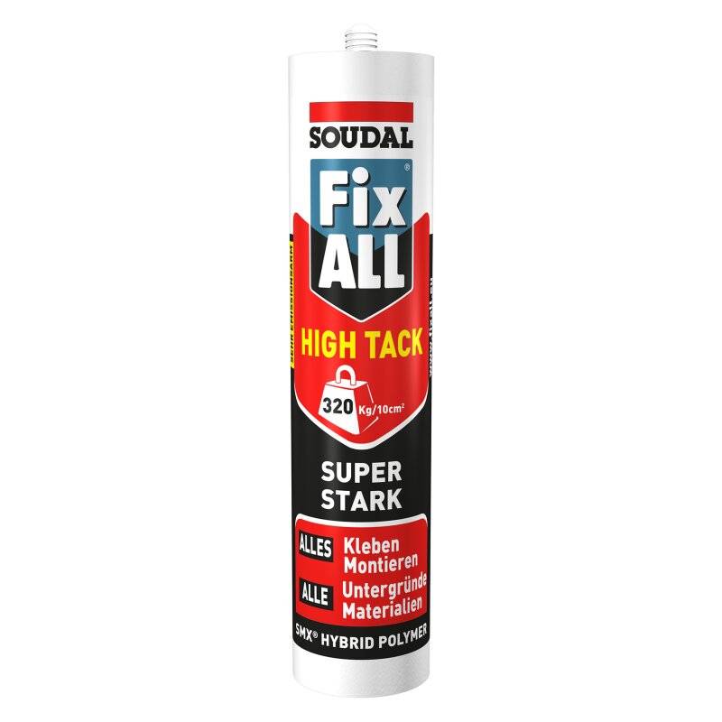 Fix ALL® HIGH TACK Hochleistungskleber auf MS-Polymer Basis - 420g - weiß von Soudal N.V.