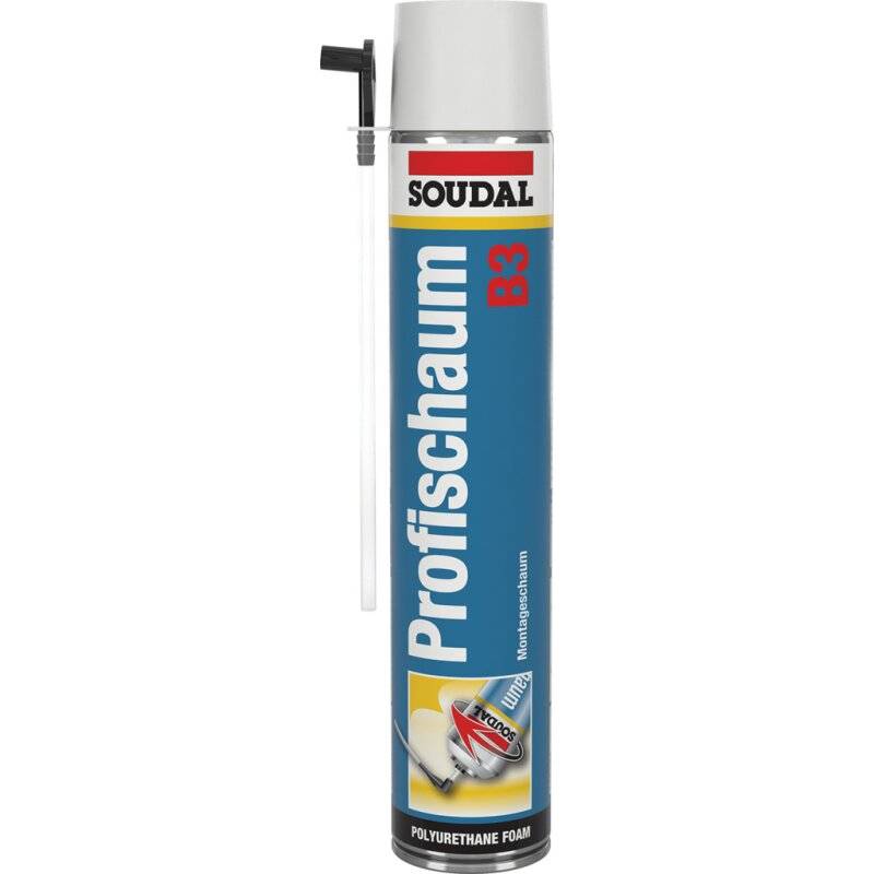 SOUDAFOAM B3 Brunnenschaum Adapterschaum für Kanal- und Schachtmontagen 750ml von Soudal N.V.