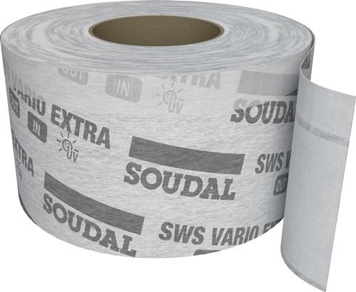 Soudal Fensterfolie SWS VARIO EXTRA B.100mm grau L.30m Rl. 157712 Soudal Fensterfolie SWS VARIO EXTRA B.100mm grau L.30m Rl. 157712 von Soudal