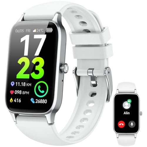 Smartwatch Herren Damen, 1,57" HD Fitnessuhr Damen mit Telefonfunktion, Wasserdicht Smart Watch 110+ Sportmodi, Fitness Tracker mit Herzfrequenz Schlafmonitor Schrittzähler, Sportuhr für Android iOS Smartwatch Herren Damen, 1,57" HD Fitnessuhr Damen mit Telefonfunktion, Wasserdicht Smart Watch 110+ Sportmodi, Fitness Tracker mit Herzfrequenz Schlafmonitor Schrittzähler, Sportuhr für Android iOS von Soudorv