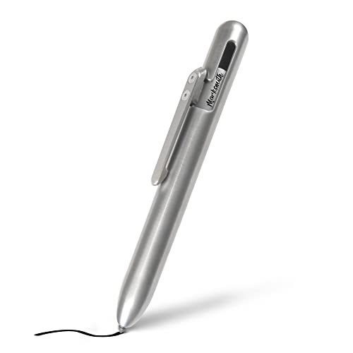 Soul Built Marksmith einziehbarer Permanentmarker aus Titan, schreibt auf jeder Oberfläche mit diesem EDC Einhand-Bolzenaktion-Stift | EDC-Stift mit feiner Spitze für alle Berufe und Hobbys Soul Built Marksmith einziehbarer Permanentmarker aus Titan, schreibt auf jeder Oberfläche mit diesem EDC Einhand-Bolzenaktion-Stift | EDC-Stift mit feiner Spitze für alle Berufe und Hobbys von Soul Built