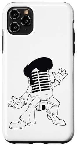 Funky Microphone Groove-Charakter Hülle für iPhone 11 Pro Max Funky Microphone Groove-Charakter Hülle für iPhone 11 Pro Max von Soul Spin Artworks