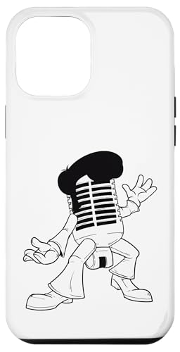 Funky Microphone Groove-Charakter Hülle für iPhone 12 Pro Max von Soul Spin Artworks