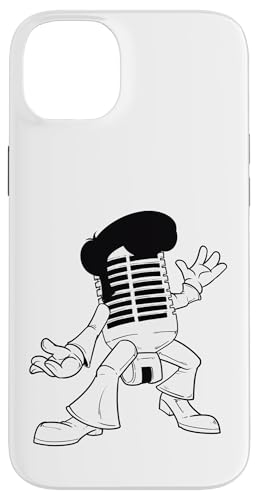 Funky Microphone Groove-Charakter Hülle für iPhone 14 Plus von Soul Spin Artworks