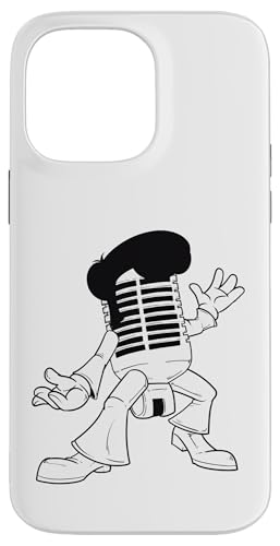 Funky Microphone Groove-Charakter Hülle für iPhone 14 Pro Max Funky Microphone Groove-Charakter Hülle für iPhone 14 Pro Max von Soul Spin Artworks