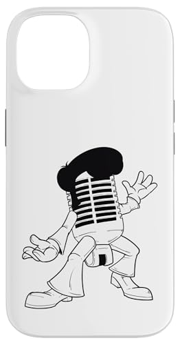 Funky Microphone Groove-Charakter Hülle für iPhone 14 Funky Microphone Groove-Charakter Hülle für iPhone 14 von Soul Spin Artworks
