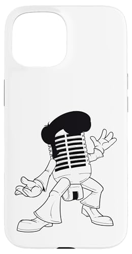 Funky Microphone Groove-Charakter Hülle für iPhone 15 Funky Microphone Groove-Charakter Hülle für iPhone 15 von Soul Spin Artworks