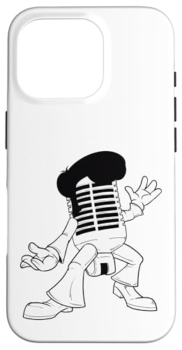 Funky Microphone Groove-Charakter Hülle für iPhone 16 Pro Funky Microphone Groove-Charakter Hülle für iPhone 16 Pro von Soul Spin Artworks