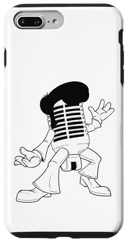 Funky Microphone Groove-Charakter Hülle für iPhone 7 Plus/8 Plus von Soul Spin Artworks