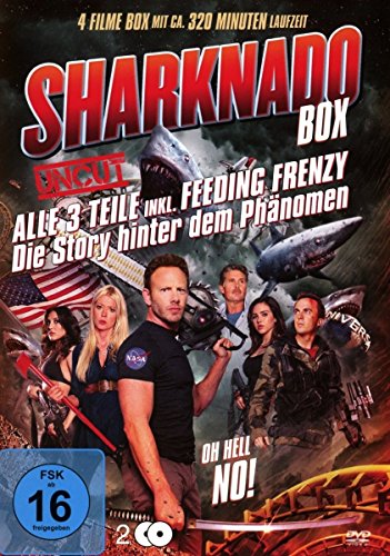 Sharknado 1-3 Box-Edition (2 DVDs mit 3 Filmen plus Bonus-Doku) von Soulfood Music Distribution GmbH / Hamburg