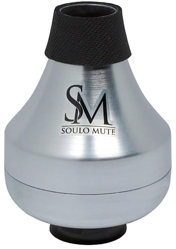 Soulo SM8526 Trompeten-Harmon Style Wah Wah Dämpfer – komplett Aluminium – 14 x 10,8 x 10,8 cm – jetzt mit verbesserter nicht abbauender Dichtung – bleibt in der Glocke Soulo SM8526 Trompeten-Harmon Style Wah Wah Dämpfer – komplett Aluminium – 14 x 10,8 x 10,8 cm – jetzt mit verbesserter nicht abbauender Dichtung – bleibt in der Glocke von Soulo Mute