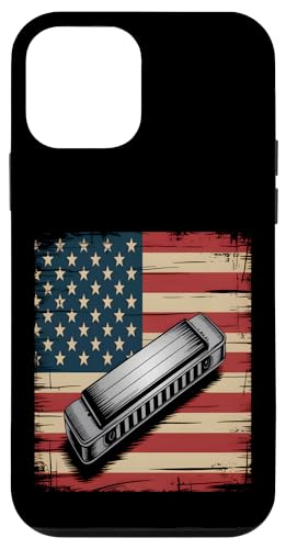 American Flag Mundharmonika Vintage Blues Hülle für iPhone 12 mini American Flag Mundharmonika Vintage Blues Hülle für iPhone 12 mini von Sound Vibes Studio