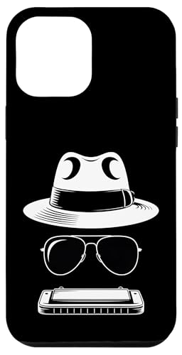 Blues Mundharmonika Fedora Hülle für iPhone 12 Pro Max Blues Mundharmonika Fedora Hülle für iPhone 12 Pro Max von Sound Vibes Studio