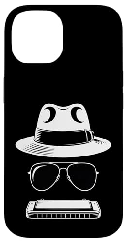 Blues Mundharmonika Fedora Hülle für iPhone 14 Blues Mundharmonika Fedora Hülle für iPhone 14 von Sound Vibes Studio