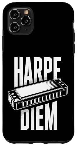 Harpe Diem Lustiger Mundharmonika-Spieler Hülle für iPhone 11 Pro Max Harpe Diem Lustiger Mundharmonika-Spieler Hülle für iPhone 11 Pro Max von Sound Vibes Studio
