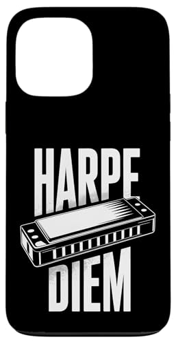 Harpe Diem Lustiger Mundharmonika-Spieler Hülle für iPhone 13 Pro Max Harpe Diem Lustiger Mundharmonika-Spieler Hülle für iPhone 13 Pro Max von Sound Vibes Studio
