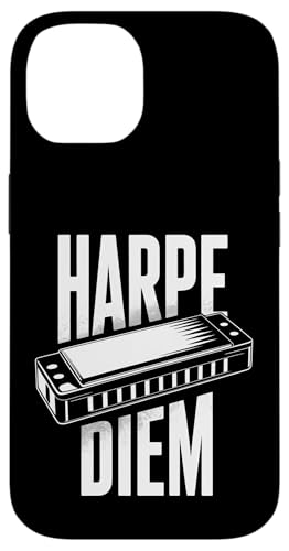 Harpe Diem Lustiger Mundharmonika-Spieler Hülle für iPhone 14 Harpe Diem Lustiger Mundharmonika-Spieler Hülle für iPhone 14 von Sound Vibes Studio